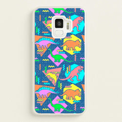 Nineties Dinosaurs Pattern  -  Phone Case for Galaxy S9