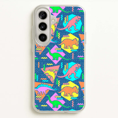 Nineties Dinosaurs Pattern  -  Phone Case for Galaxy A56