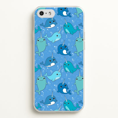 Narwhal Pattern  -  Phone Case for iPhone 5 / 5s / SE 2016