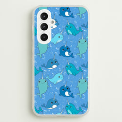 Narwhal Pattern  -  Phone Case for Galaxy S23FE