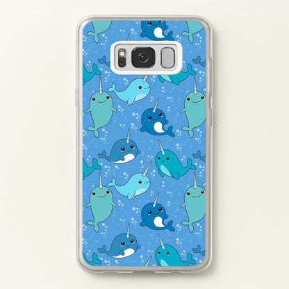 Narwhal Pattern  -  Phone Case for Galaxy S8