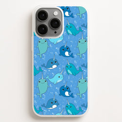 Narwhal Pattern  -  Phone Case for iPhone 11 Pro