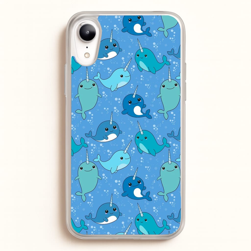 Narwhal Pattern  -  Phone Case for iPhone XR