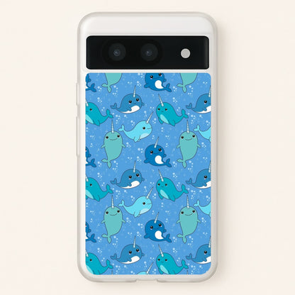 Narwhal Pattern  -  Phone Case for Google Pixel 8a