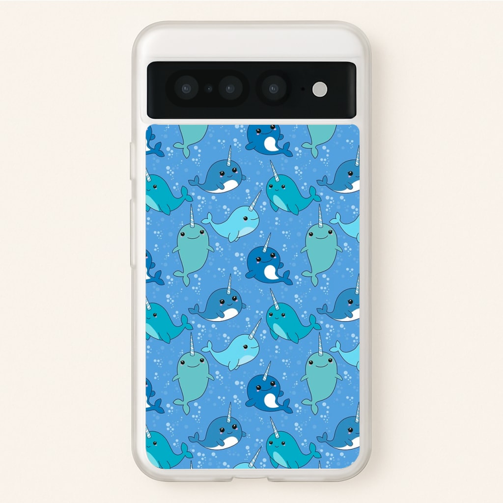 Narwhal Pattern  -  Phone Case for Google Pixel 7 Pro