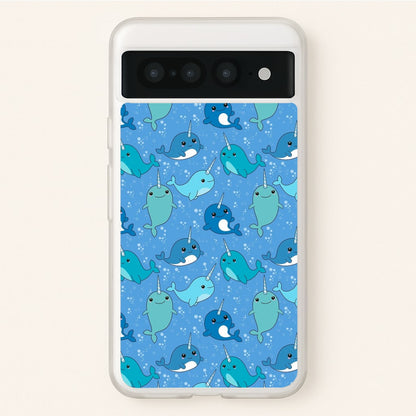 Narwhal Pattern  -  Phone Case for Google Pixel 7 Pro
