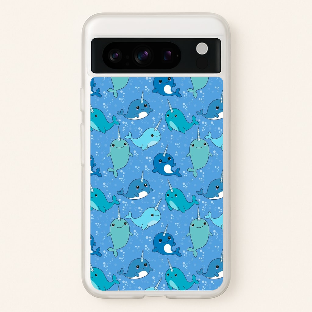 Narwhal Pattern  -  Phone Case for Google Pixel 8 Pro