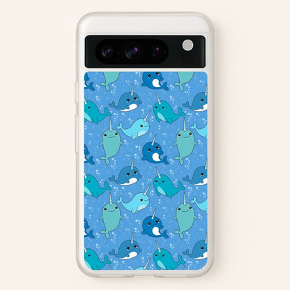 Narwhal Pattern  -  Phone Case for Google Pixel 8 Pro