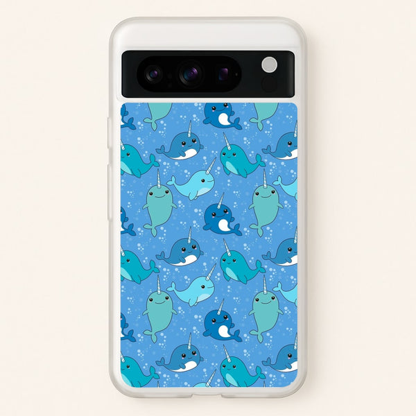 Narwhal Pattern  -  Phone Case for Google Pixel 8 Pro