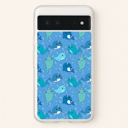 Narwhal Pattern  -  Phone Case for Google Pixel 6