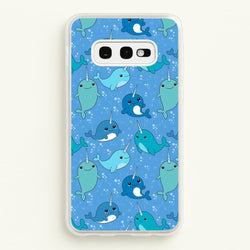 Narwhal Pattern  -  Phone Case for Galaxy S10e