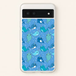 Narwhal Pattern  -  Phone Case for Google Pixel 7a