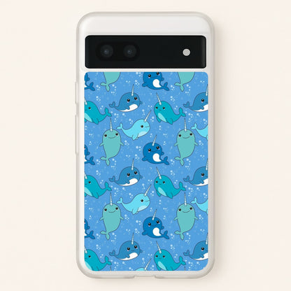 Narwhal Pattern  -  Phone Case for Google Pixel 7a
