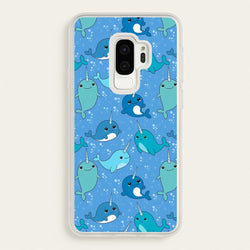 Narwhal Pattern  -  Phone Case for Galaxy S9 Plus