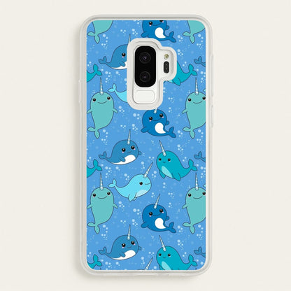 Narwhal Pattern  -  Phone Case for Galaxy S9 Plus