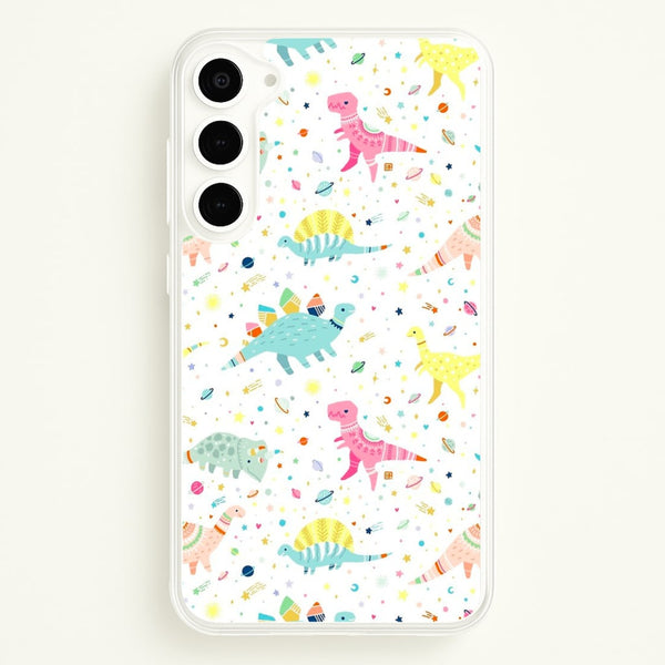 Dinosaur Pattern  -  Phone Case for Galaxy S23