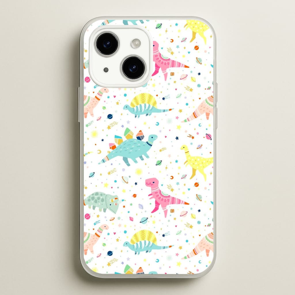 Dinosaur Pattern  -  Phone Case for iPhone 14