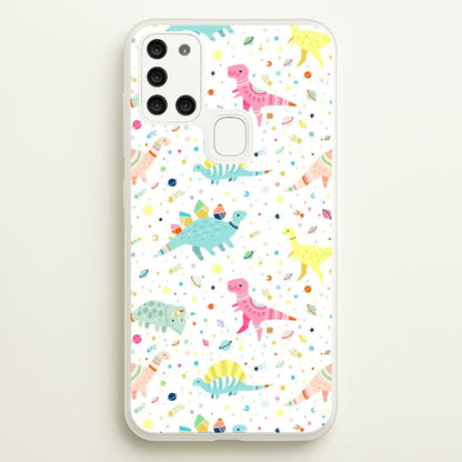 Dinosaur Pattern  -  Phone Case for Galaxy A21s