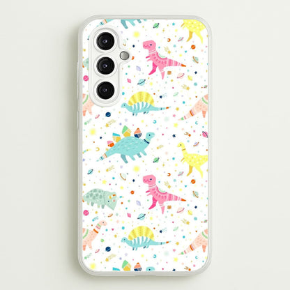 Dinosaur Pattern  -  Phone Case for Galaxy A14