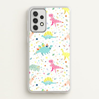 Dinosaur Pattern  -  Phone Case for Galaxy A52 / A52s