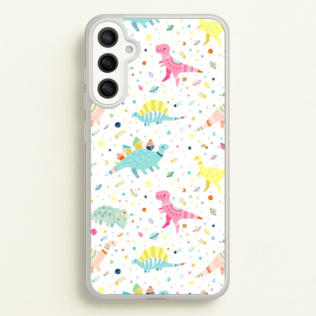 Dinosaur Pattern  -  Phone Case for Galaxy A34
