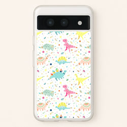 Dinosaur Pattern  -  Phone Case for Google Pixel 8a