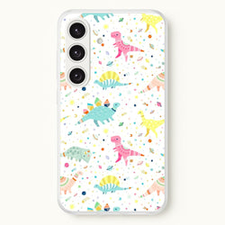 Dinosaur Pattern  -  Phone Case for Galaxy S25