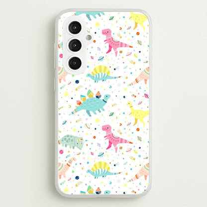 Dinosaur Pattern  -  Phone Case for Galaxy S23FE