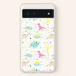 Dinosaur Pattern  -  Phone Case for Google Pixel 6