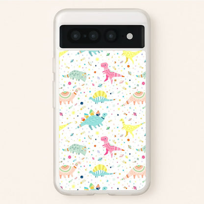 Dinosaur Pattern  -  Phone Case for Google Pixel 7 Pro