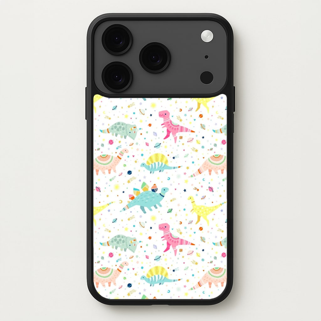 Dinosaur Pattern Phone Case for iPhone 17 Pro Max