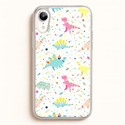 Dinosaur Pattern  -  Phone Case for iPhone XR
