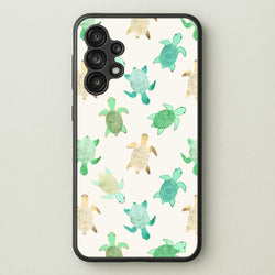Gilded Jade & Mint Turtles  -  Phone Case for Galaxy A13