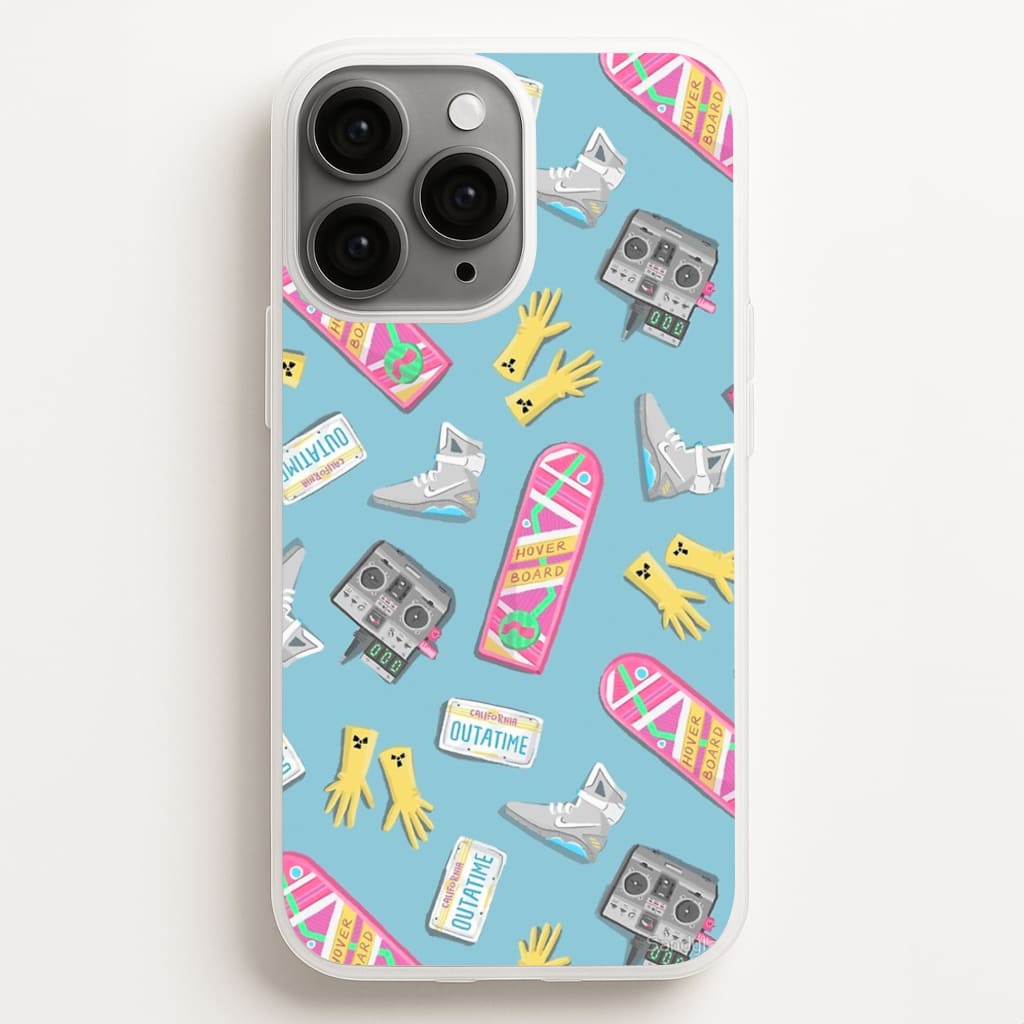 BTTF Pattern  -  Phone Case for iPhone 16 Pro Max