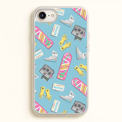 BTTF Pattern  -  Phone Case for iPhone 6 / 7 / 8 / SE