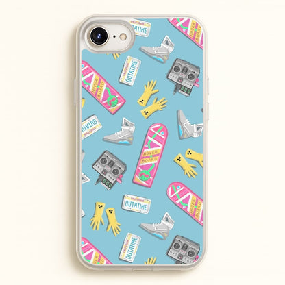 BTTF Pattern  -  Phone Case for iPhone 6 / 7 / 8 / SE