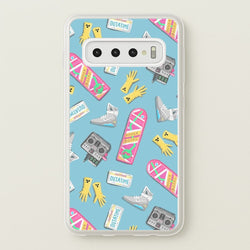 BTTF Pattern  -  Phone Case for Galaxy S10 Plus