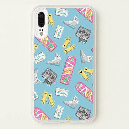 BTTF Pattern  -  Phone Case for Huawei P20