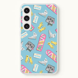 BTTF Pattern  -  Phone Case for Galaxy S25 Plus