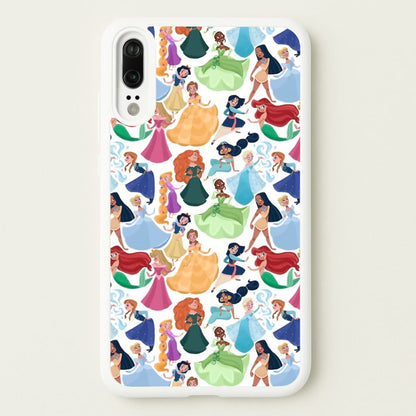 Fairytale Princess Pattern  - Disney Phone Case for Huawei P20