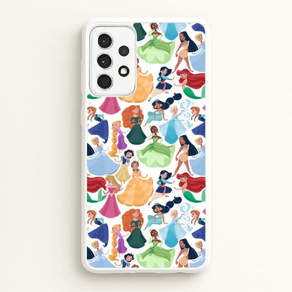 Fairytale Princess Pattern  - Disney Phone Case for Galaxy A52 / A52s