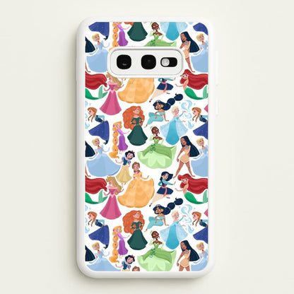 Fairytale Princess Pattern  - Disney Phone Case for Galaxy S10e