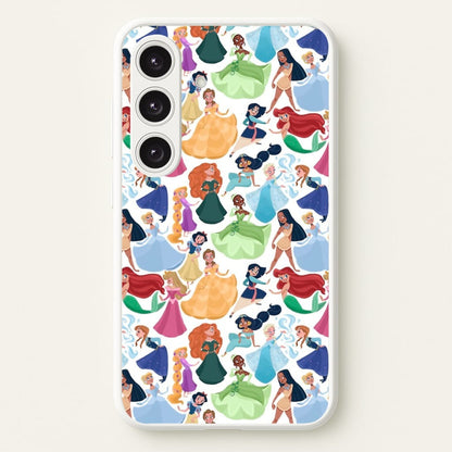 Fairytale Princess Pattern  - Disney Phone Case for Galaxy S24 Plus