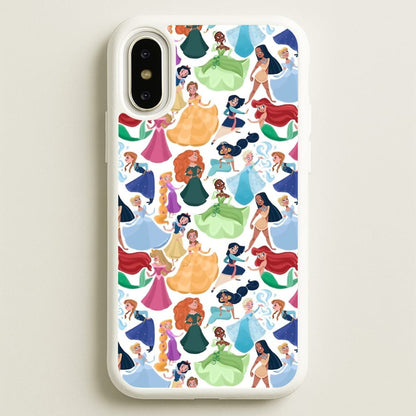 Fairytale Princess Pattern  - Disney Phone Case for iPhone X / XS