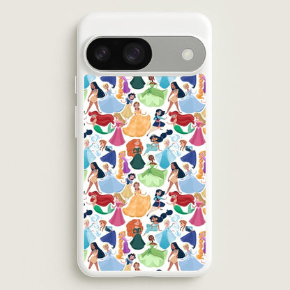 Fairytale Princess Pattern  - Disney Phone Case for Google Pixel 9 / 9 Pro