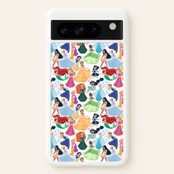 Fairytale Princess Pattern  - Disney Phone Case for Google Pixel 8 Pro