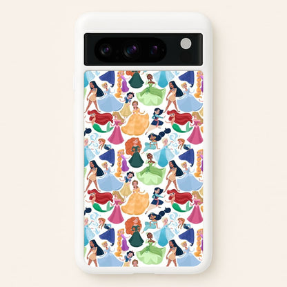 Fairytale Princess Pattern  - Disney Phone Case for Google Pixel 8 Pro