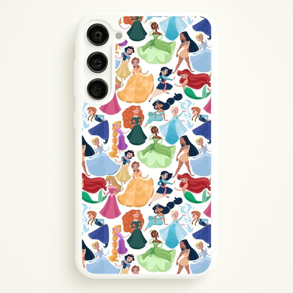Fairytale Princess Pattern  - Disney Phone Case for Galaxy S23 Plus