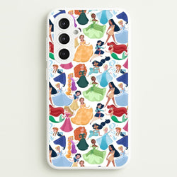 Fairytale Princess Pattern  - Disney Phone Case for Galaxy S23FE