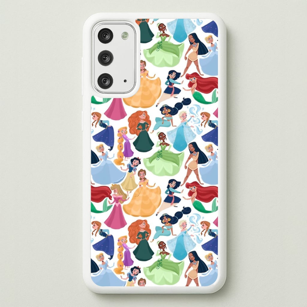 Fairytale Princess Pattern  - Disney Phone Case for Galaxy Note 20